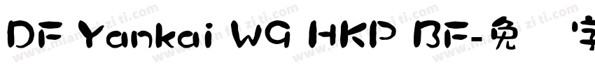 DF Yankai W9 HKP BF字体转换